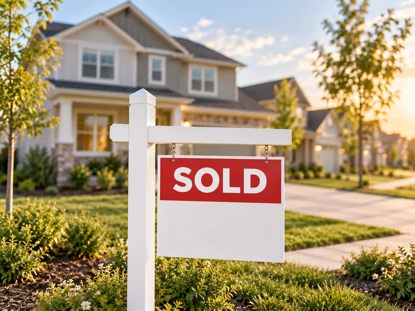 Sold House Directional Sign